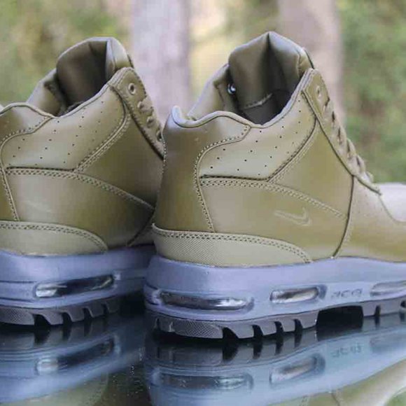 Nike Air Max Goadome Size 6Y Olive Green Canvas - Picture 13 of 15